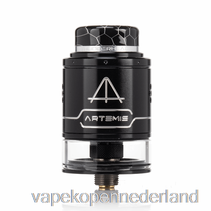 Vape Nederland Donderkop Creaties Artemis V1.5 24mm Bf Rdta Zilver Zwart